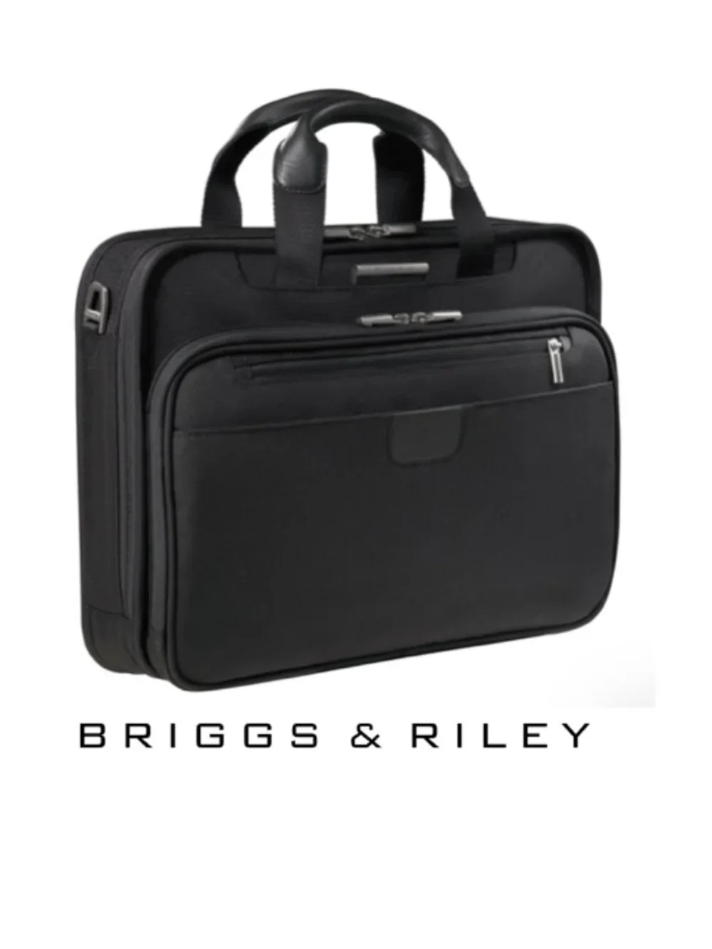 Briggs & Riley @work Medium Slim Brief - Black
